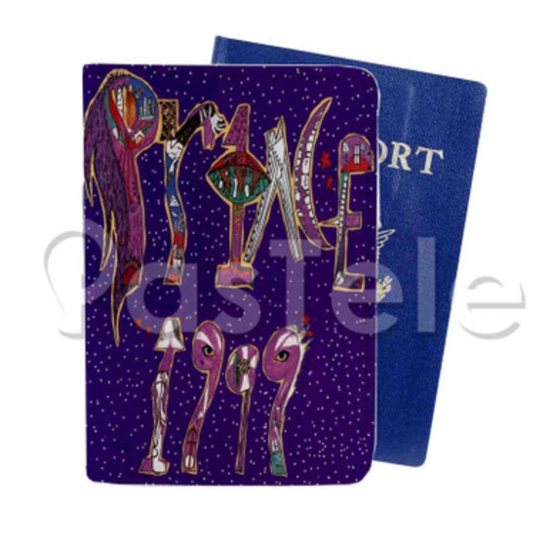 Prince 1999 Custom Personalized PU Leather Passport Travel Baggage Cover