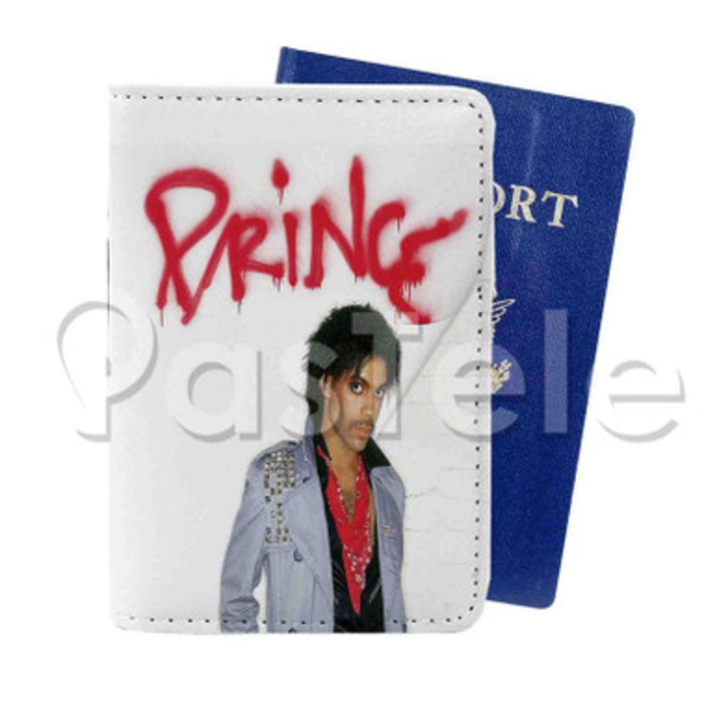 Prince Originals Custom Personalized PU Leather Passport Travel Baggage Cover