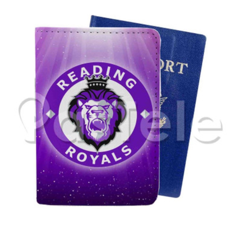 Reading Royals Custom Personalized PU Leather Passport Travel Baggage Cover