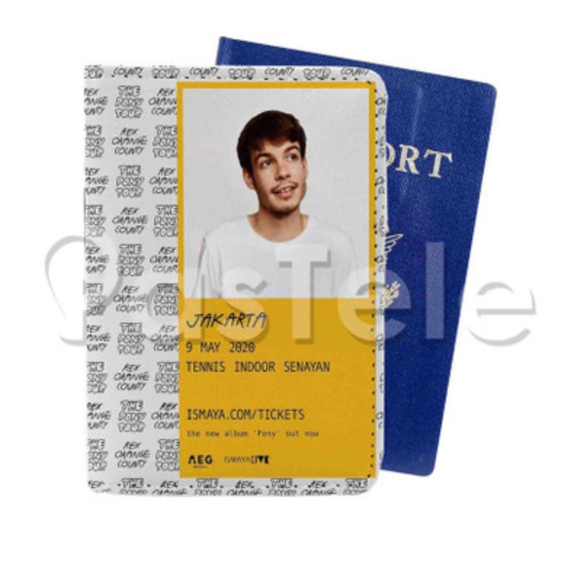 Rex Orange County The Pony Tour 2020 Custom Personalized PU Leather Passport Travel Baggage Cover