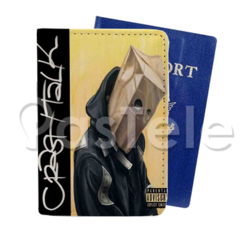 School Boy Q Crash Custom Personalized PU Leather Passport Travel Baggage Cover