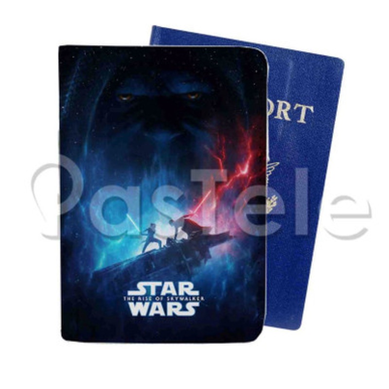 Star Wars The Rise of Skywalker Custom Personalized PU Leather Passport Travel Baggage Cover