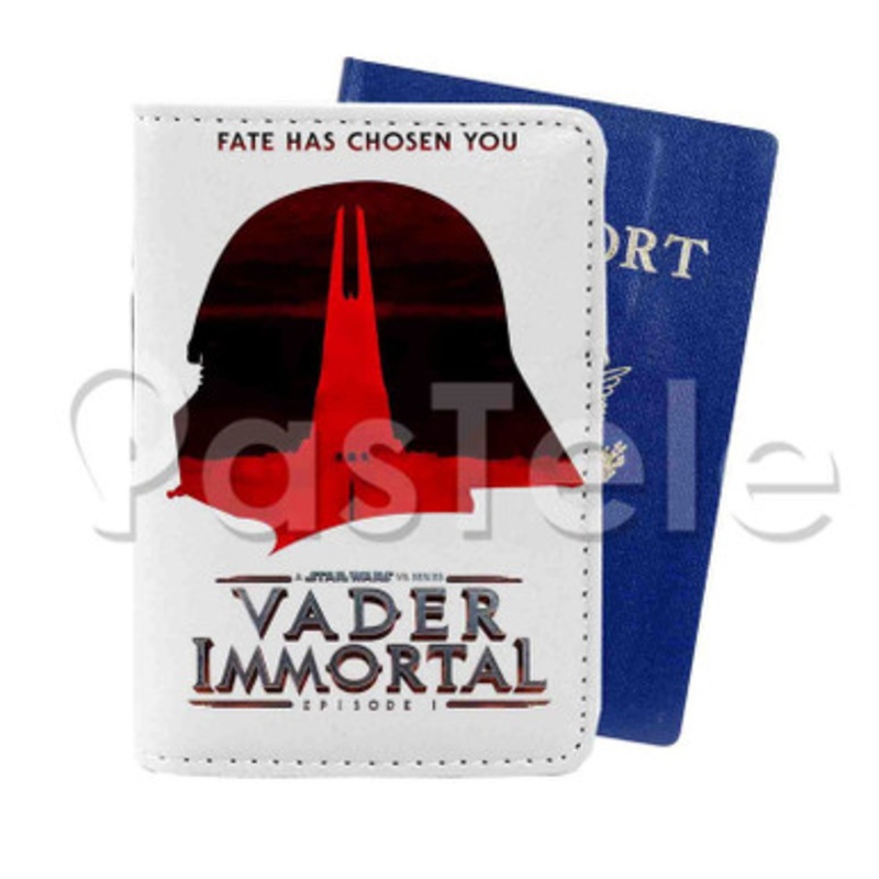 Star Wars Vader Immortal Custom Personalized PU Leather Passport Travel Baggage Cover
