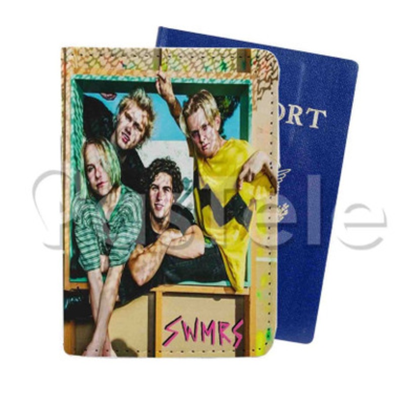 SWMRS Custom Personalized PU Leather Passport Travel Baggage Cover