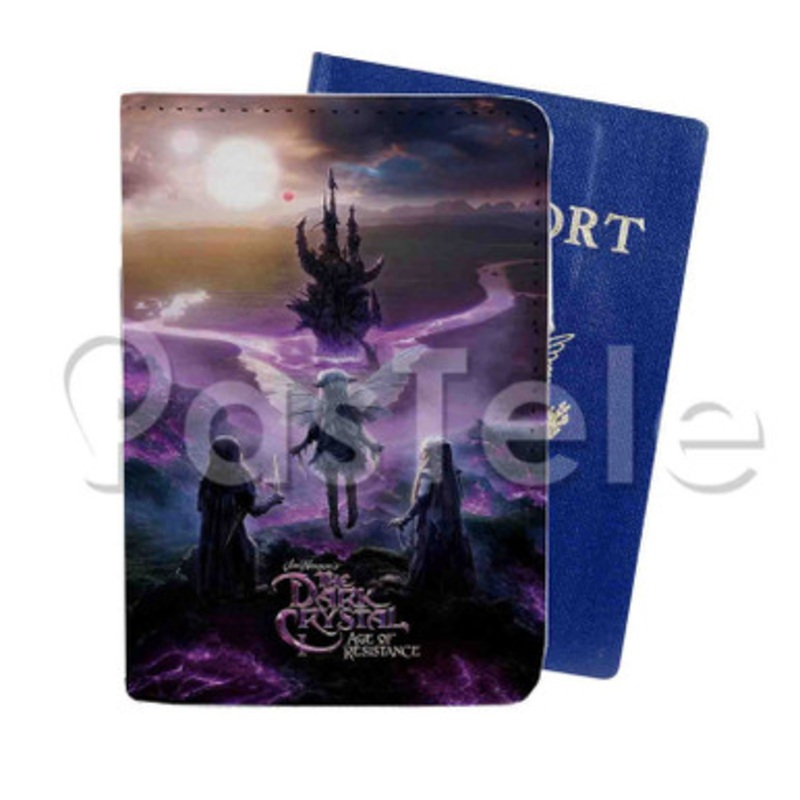 The Dark Crystal Age of Resistance Custom Personalized PU Leather Passport Travel Baggage Cover