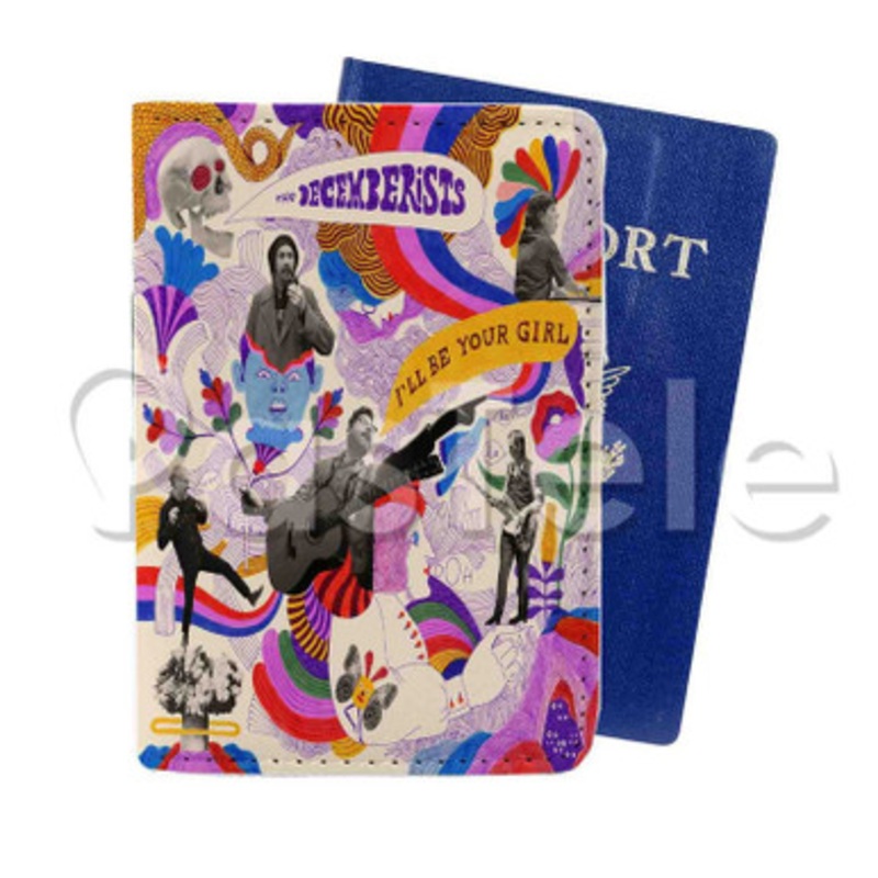 The Decemberists Custom Personalized PU Leather Passport Travel Baggage Cover