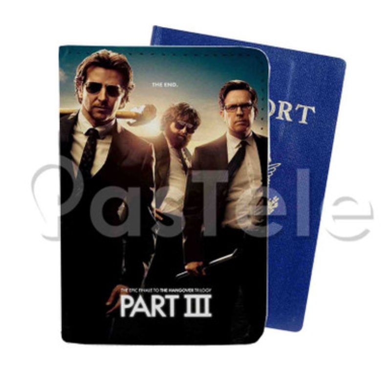 The Hangover Part III Custom Personalized PU Leather Passport Travel Baggage Cover