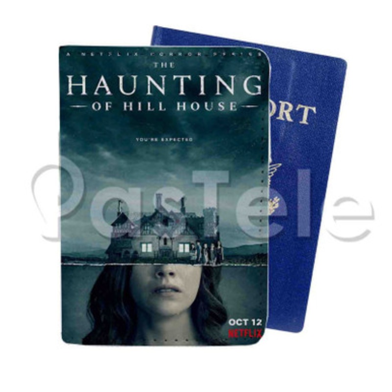 The Haunting of Hill House Custom Personalized PU Leather Passport Travel Baggage Cover