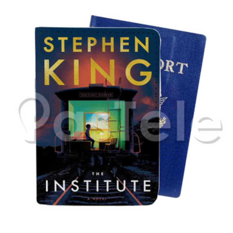 The Institute Custom Personalized PU Leather Passport Travel Baggage Cover