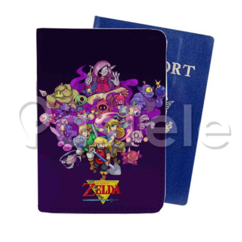 The Legend of Zelda Custom Personalized PU Leather Passport Travel Baggage Cover