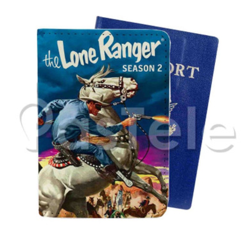 The Lone Ranger Custom Personalized PU Leather Passport Travel Baggage Cover