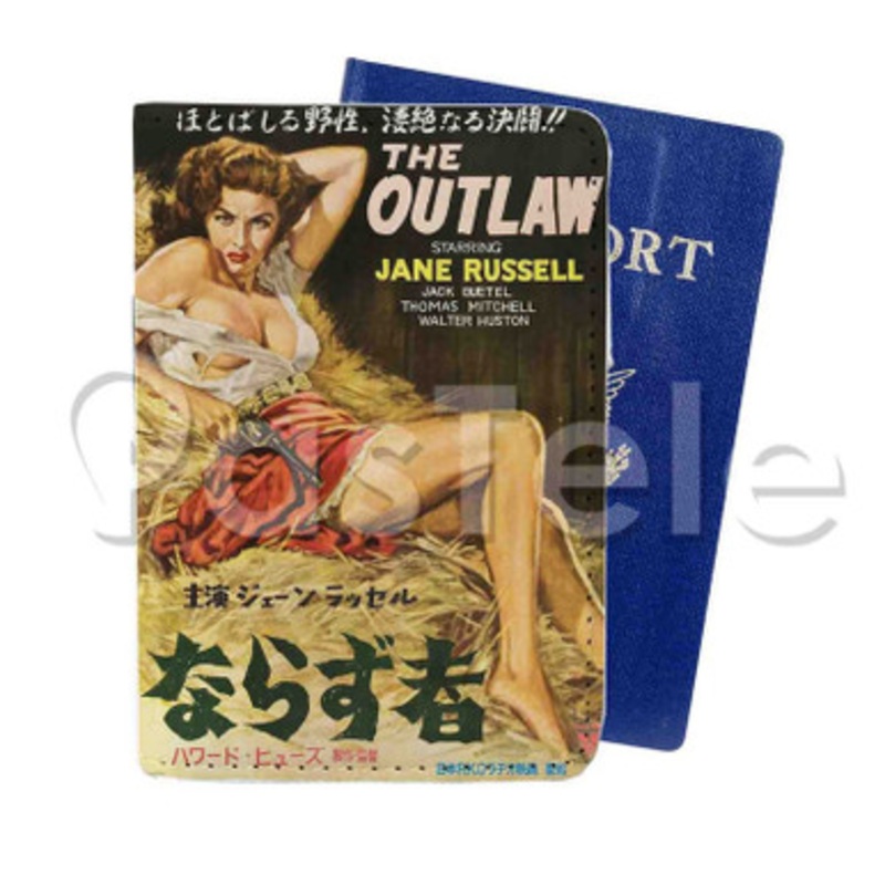 the outlaw Custom Personalized PU Leather Passport Travel Baggage Cover
