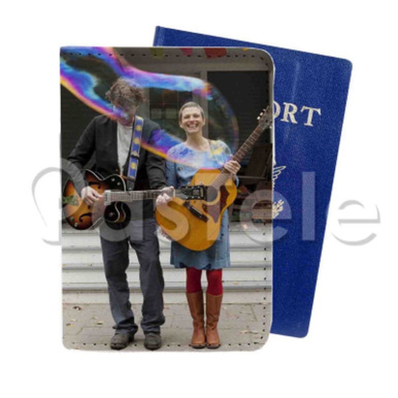 The Weepies Custom Personalized PU Leather Passport Travel Baggage Cover