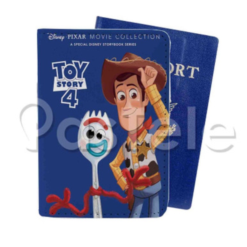 Toy Story 4 Custom Personalized PU Leather Passport Travel Baggage Cover