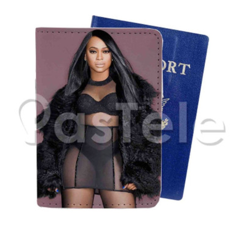 Trina Custom Personalized PU Leather Passport Travel Baggage Cover