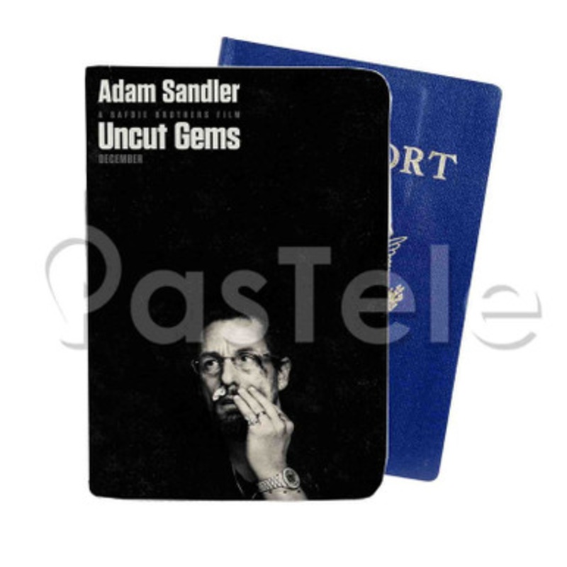 Uncut Gems Custom Personalized PU Leather Passport Travel Baggage Cover