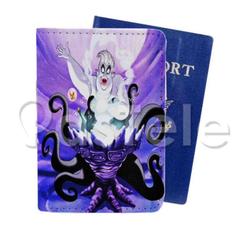 ursula Custom Personalized PU Leather Passport Travel Baggage Cover
