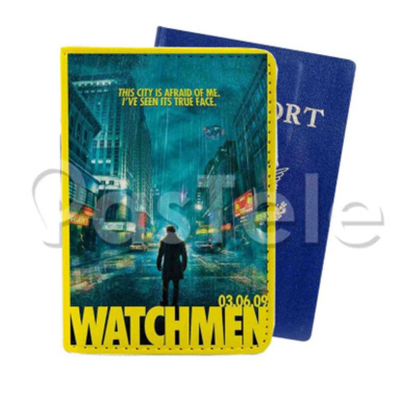 Watchmen Custom Personalized PU Leather Passport Travel Baggage Cover