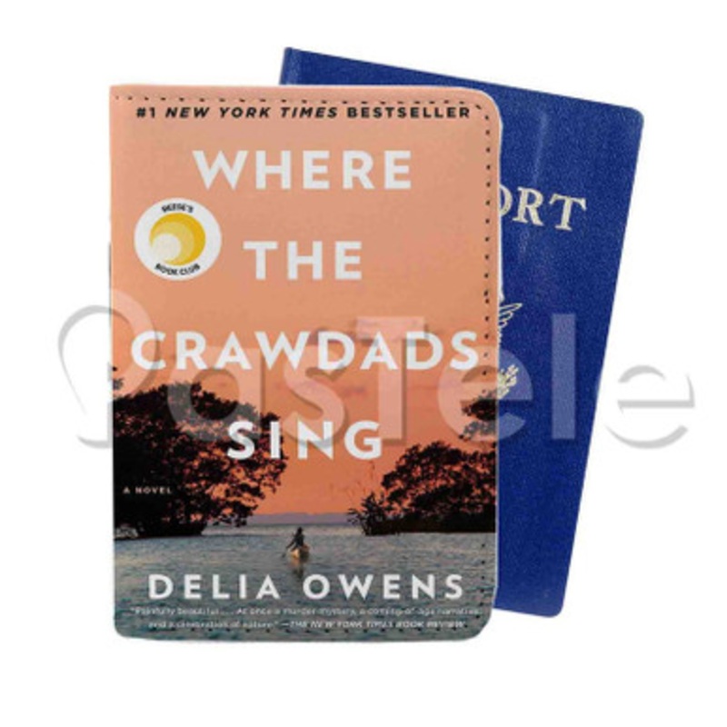 Where the Crawdads Sing Custom Personalized PU Leather Passport Travel Baggage Cover