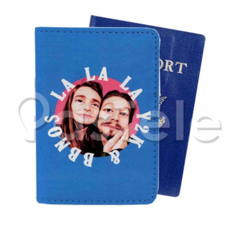 Y2 K bbno Lalala Custom Personalized PU Leather Passport Travel Baggage Cover