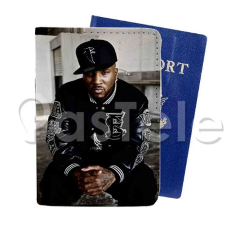 Young Jeezy Custom Personalized PU Leather Passport Travel Baggage Cover