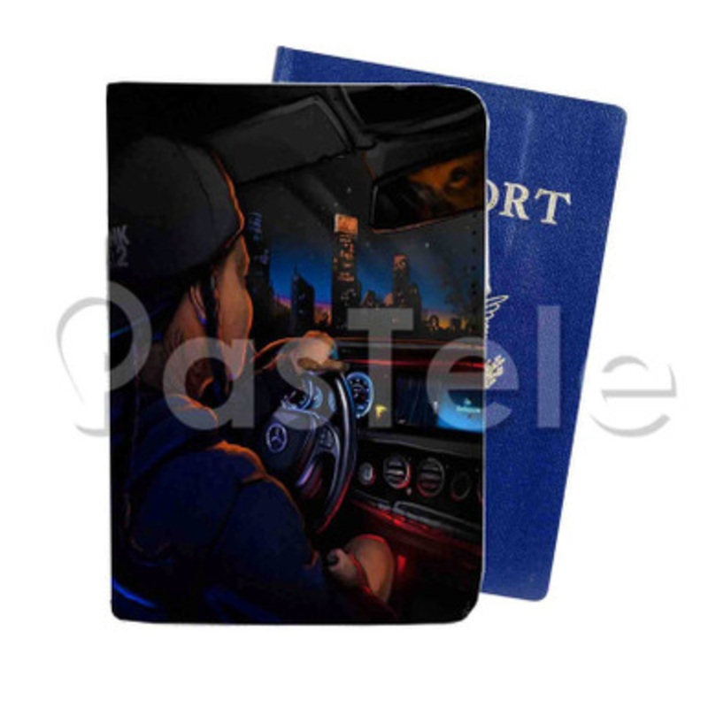 Young MA Car Confessions Custom Personalized PU Leather Passport Travel Baggage Cover
