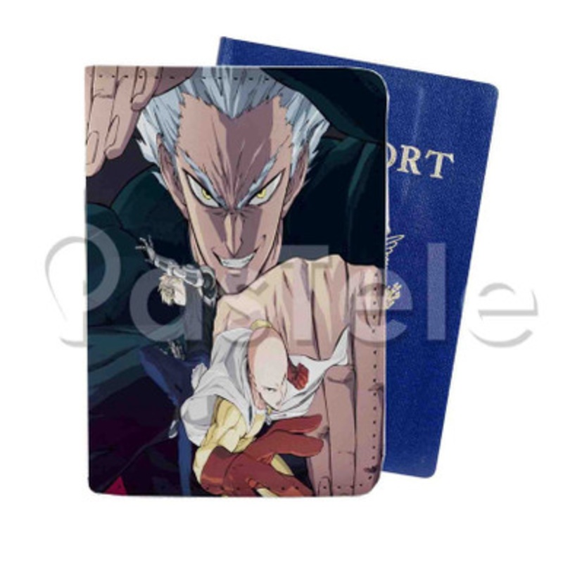 One Punch Man Season 2 Custom Personalized PU Leather Passport Travel Baggage Cover