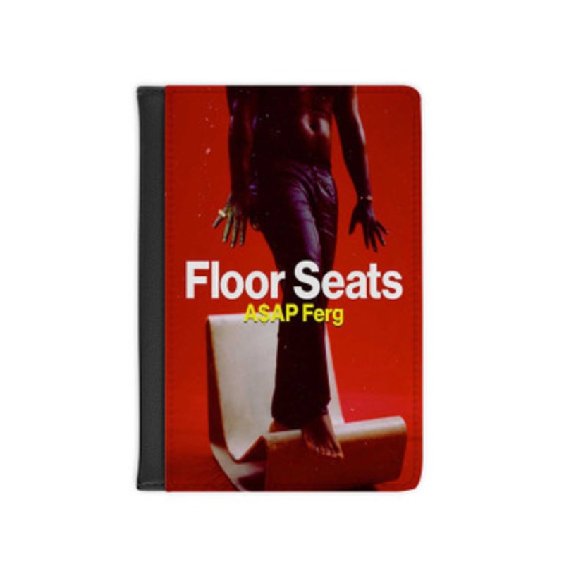 Pastele ASAP Ferg Floor Seats Leather Custom Passport Cover Accessory Gift for Traveler Card Holder and Credit Card ID Holder