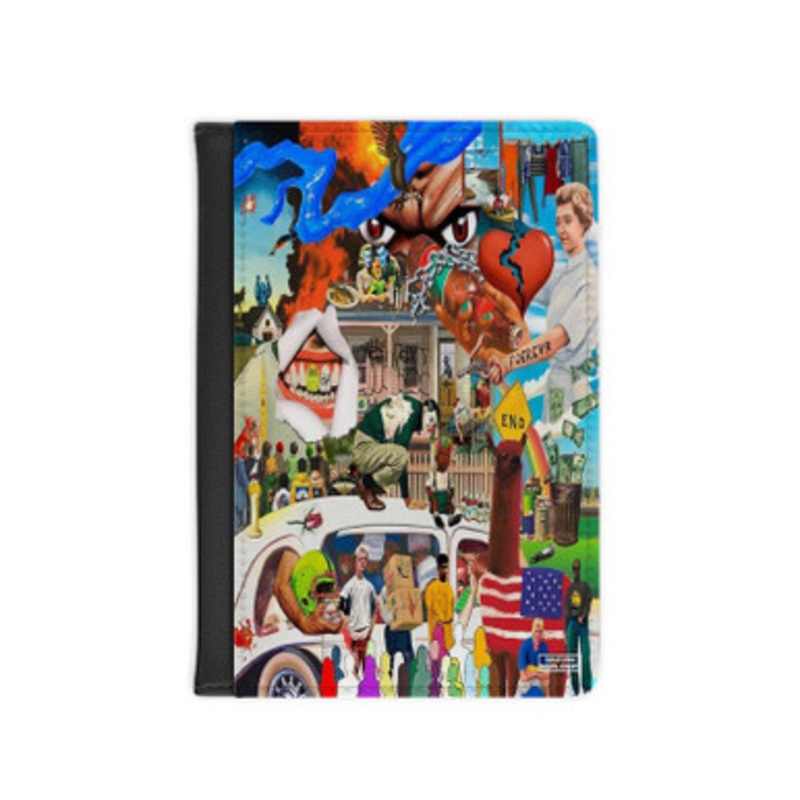 Pastele BROCKHAMPTON The Family Leather Custom Passport Cover Accessory Gift for Traveler Card Holder and Credit Card ID Holder