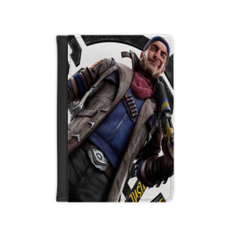 Pastele Captain Boomerang Suicide Squad Kill the Justice League Leather Custom Passport Cover Accessory Gift for Traveler Card Holder and Credit Card ID Holder