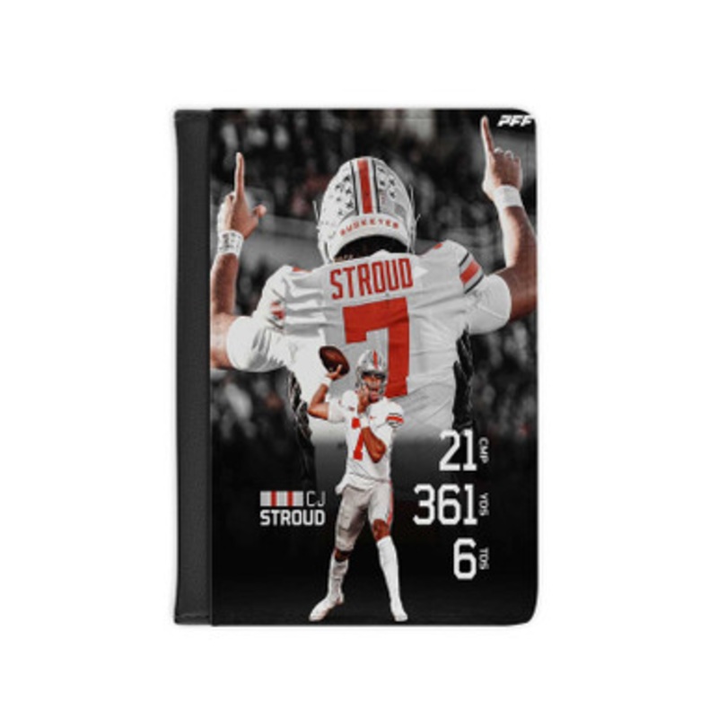 Pastele CJ Stroud Leather Custom Passport Cover Accessory Gift for Traveler Card Holder and Credit Card ID Holder