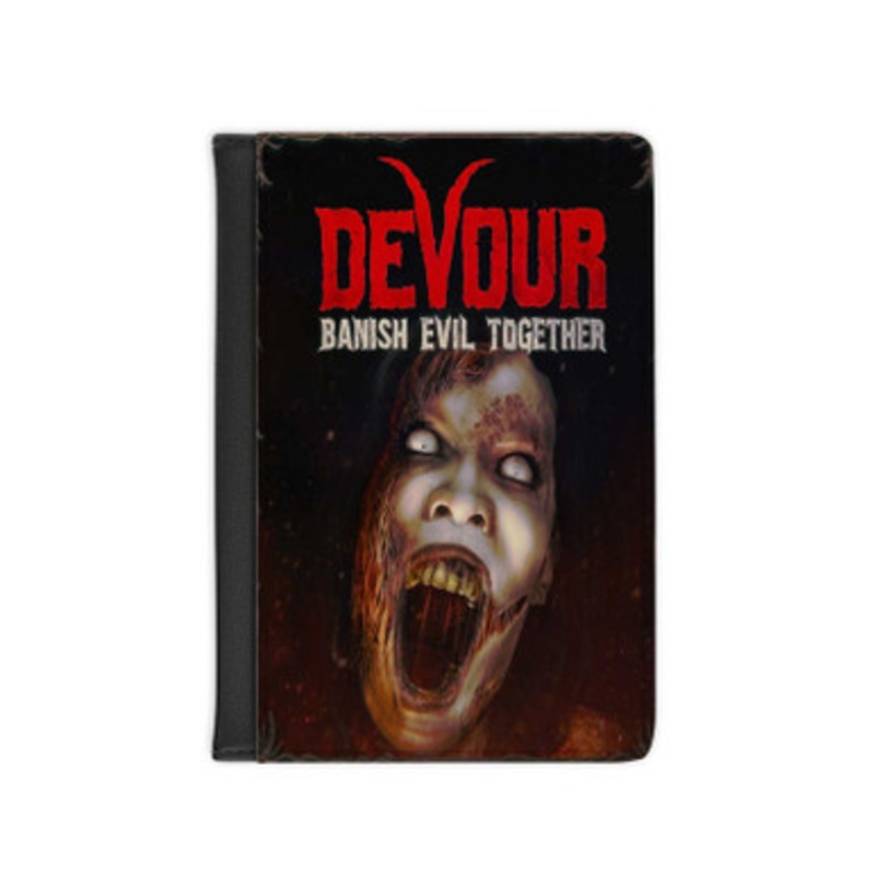 Pastele DEVOUR Leather Custom Passport Cover Accessory Gift for Traveler Card Holder and Credit Card ID Holder
