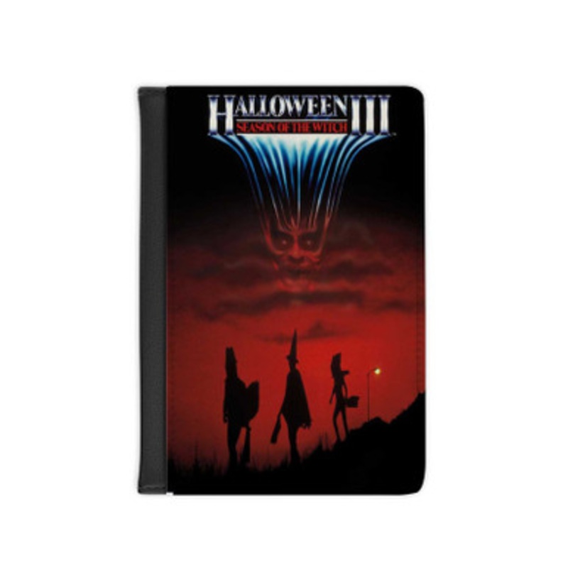 Pastele Halloween III Leather Custom Passport Cover Accessory Gift for Traveler Card Holder and Credit Card ID Holder