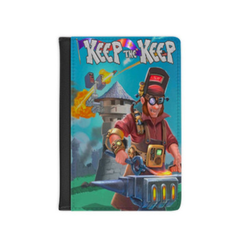 Pastele Keep The Keep Leather Custom Passport Cover Accessory Gift for Traveler Card Holder and Credit Card ID Holder