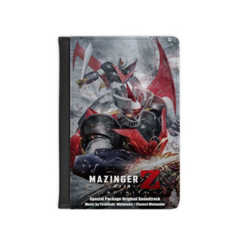 Pastele Mazinger Z Infinity Leather Custom Passport Cover Accessory Gift for Traveler Card Holder and Credit Card ID Holder