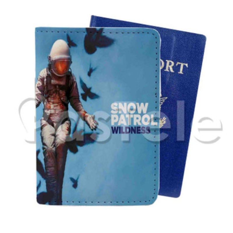 Snow Patrol Announce Wildness Custom Personalized PU Leather Passport Travel Baggage Cover