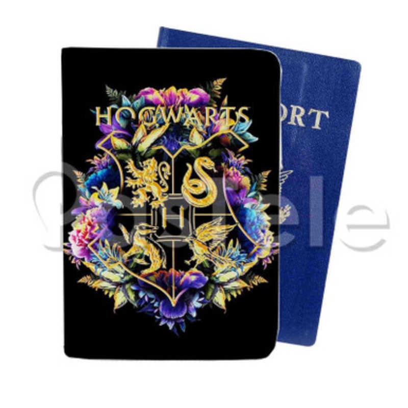 The Wizarding World Harry Potter Custom Personalized PU Leather Passport Travel Baggage Cover