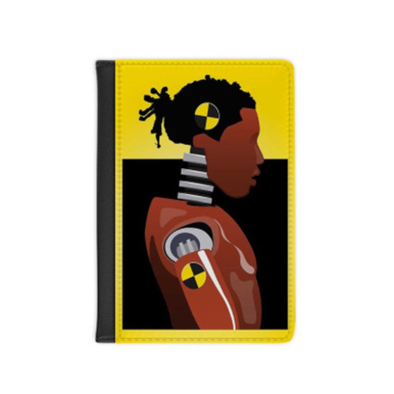 Pastele ASAP Rocky Test Dummy Leather Custom Passport Cover Accessory Gift for Traveler Card Holder and Credit Card ID Holder