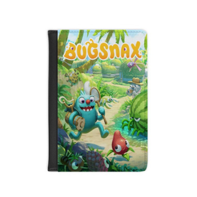 Pastele Bugsnax Leather Custom Passport Cover Accessory Gift for Traveler Card Holder and Credit Card ID Holder