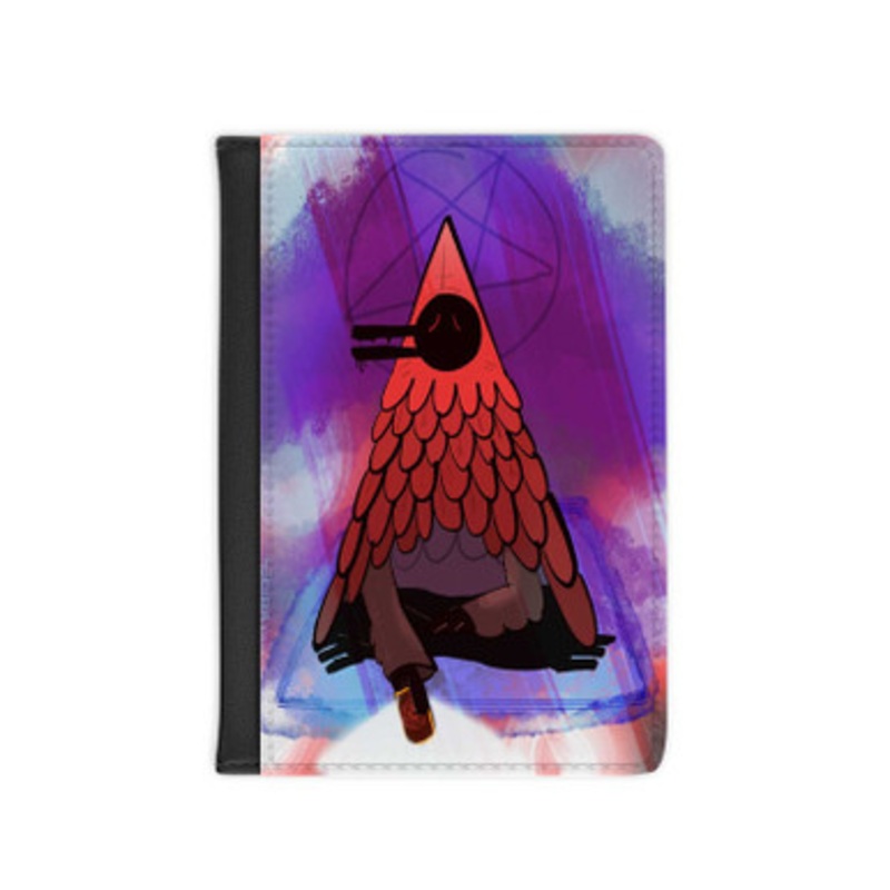 Pastele Clauneck Cult of the Lamb Leather Custom Passport Cover Accessory Gift for Traveler Card Holder and Credit Card ID Holder