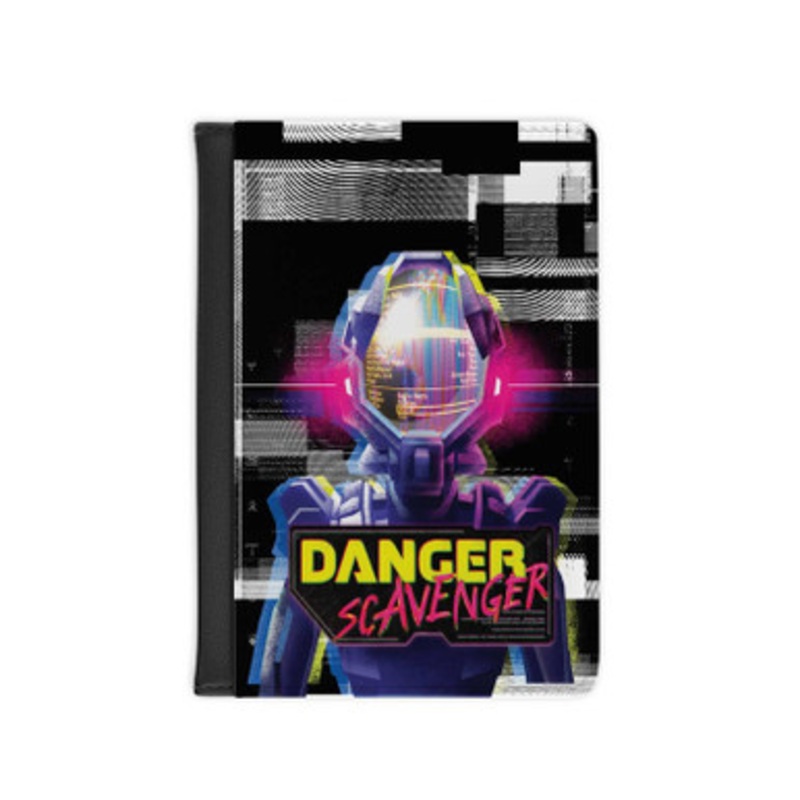 Pastele Danger Scavenger Leather Custom Passport Cover Accessory Gift for Traveler Card Holder and Credit Card ID Holder