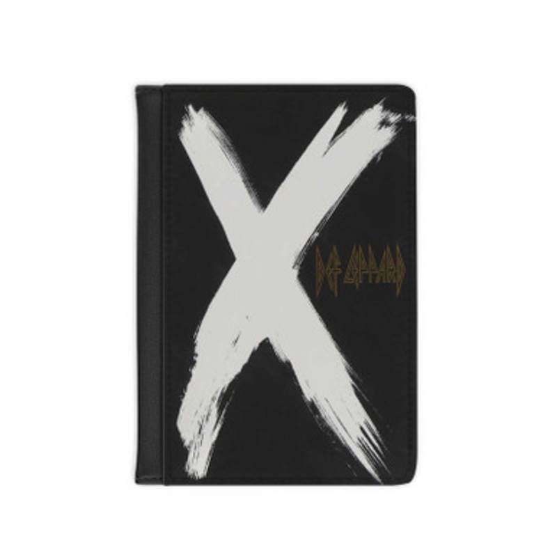 Pastele Def Leppard X 2002 Leather Custom Passport Cover Accessory Gift for Traveler Card Holder and Credit Card ID Holder