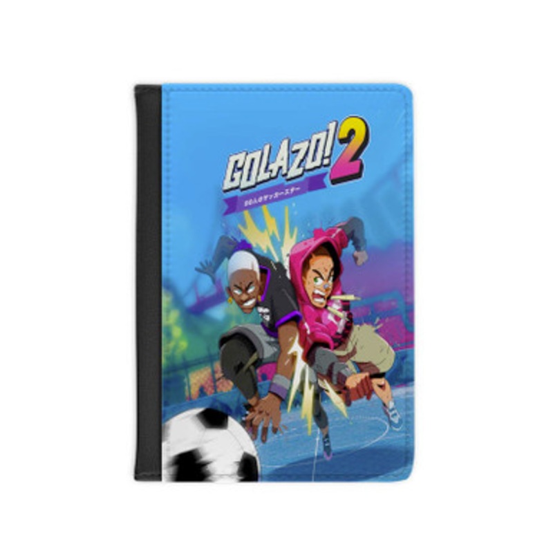 Pastele Golazo 2 Leather Custom Passport Cover Accessory Gift for Traveler Card Holder and Credit Card ID Holder