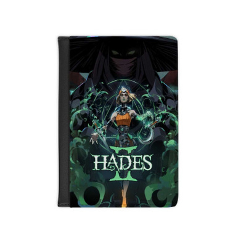 Pastele Hades 2 Leather Custom Passport Cover Accessory Gift for Traveler Card Holder and Credit Card ID Holder
