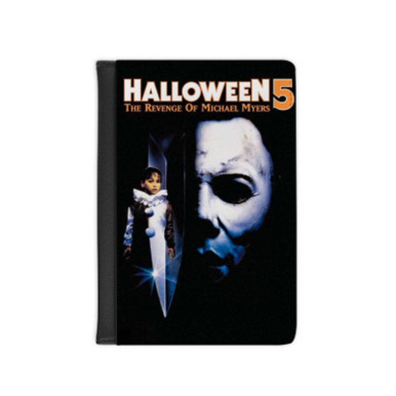 Pastele Halloween 5 Leather Custom Passport Cover Accessory Gift for Traveler Card Holder and Credit Card ID Holder