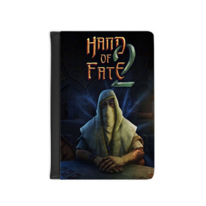 Pastele Hand of Fate 2 Leather Custom Passport Cover Accessory Gift for Traveler Card Holder and Credit Card ID Holder