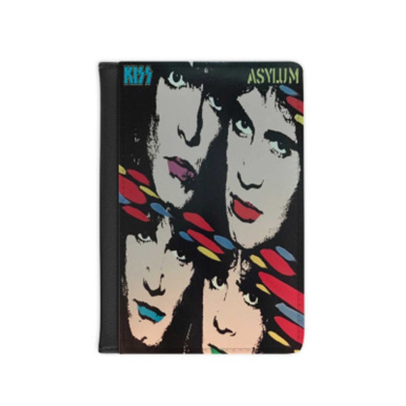 Pastele Kiss Asylum 1985 Leather Custom Passport Cover Accessory Gift for Traveler Card Holder and Credit Card ID Holder
