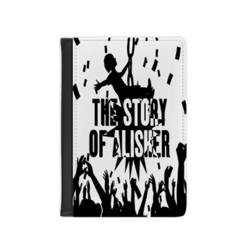Pastele Oxxxymiron THE STORY OF ALISHER Leather Custom Passport Cover Accessory Gift for Traveler Card Holder and Credit Card ID Holder