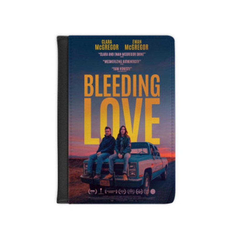 Pastele Bleeding Love Leather Custom Passport Cover Accessory Gift for Traveler Card Holder and Credit Card ID Holder