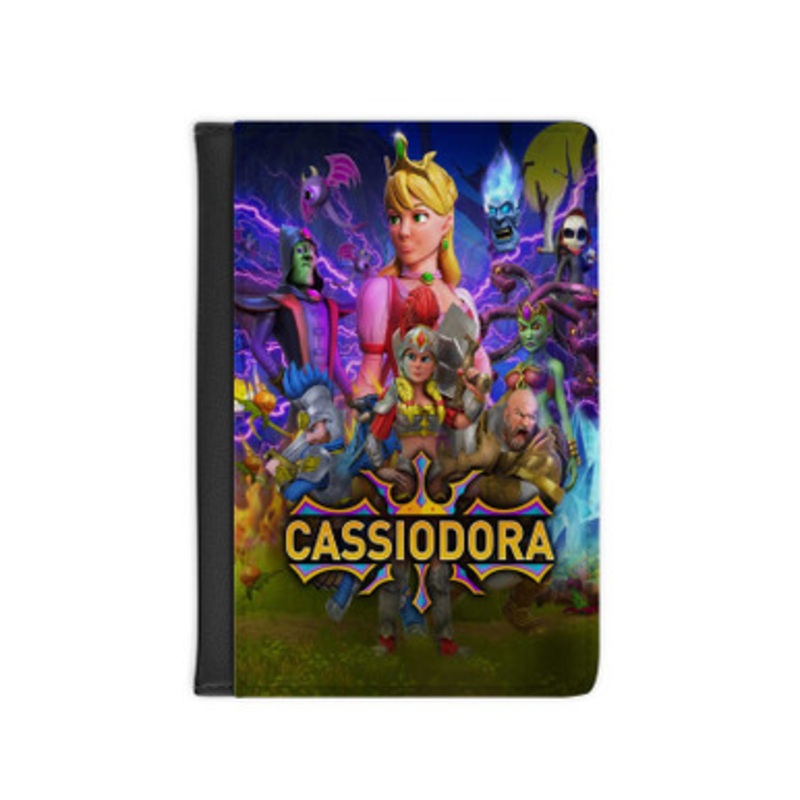 Pastele Cassiodora Leather Custom Passport Cover Accessory Gift for Traveler Card Holder and Credit Card ID Holder